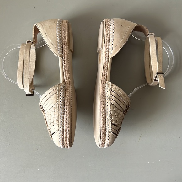 Antic Batik Klara Leather Woven Sandals size 6.5 - Picture 3 of 11